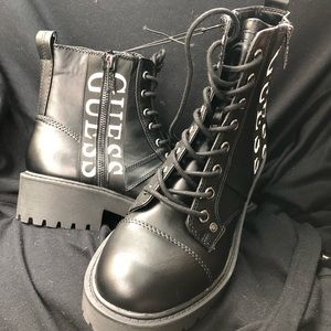 Size 8 Women’s Guess Black Combat Boots